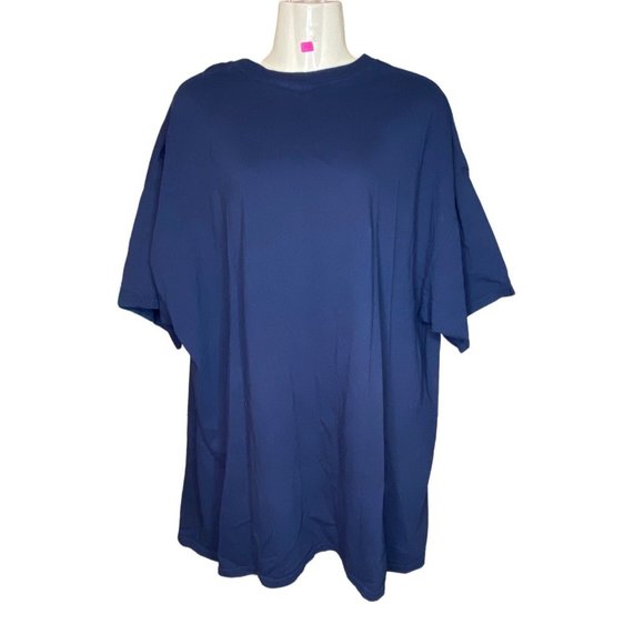 Wolves Moon Howl NO TAG NO Care Info Blue T shirt READ DETAILS - Picture 2 of 7